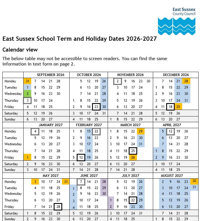 Calendar 